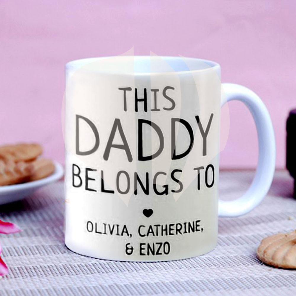 This Daddy Belongs  Mug